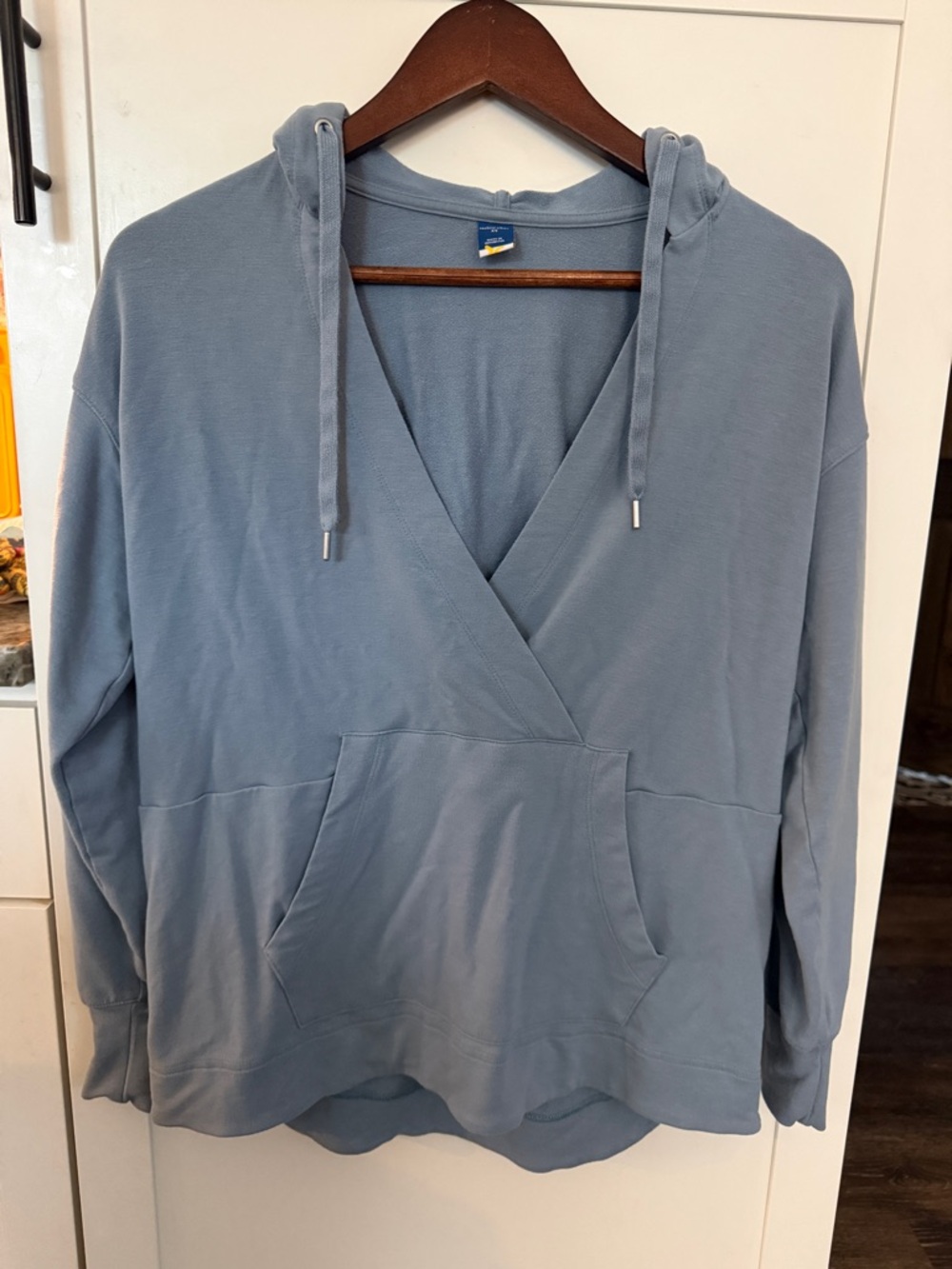 Old Navy Live in Terry Nursing Blue v neck Hoodie